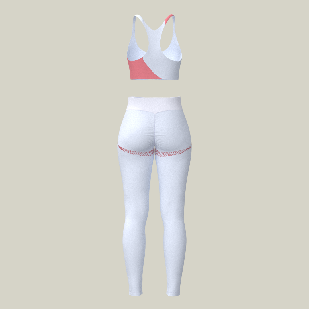 Pink Pantha Leggings Set Front